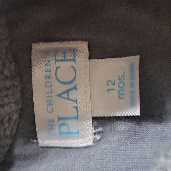 NWOT CHILDREN'S PLACE Girl's lined cable knit sweater/jacket size 12 months - Picture 5 of 6